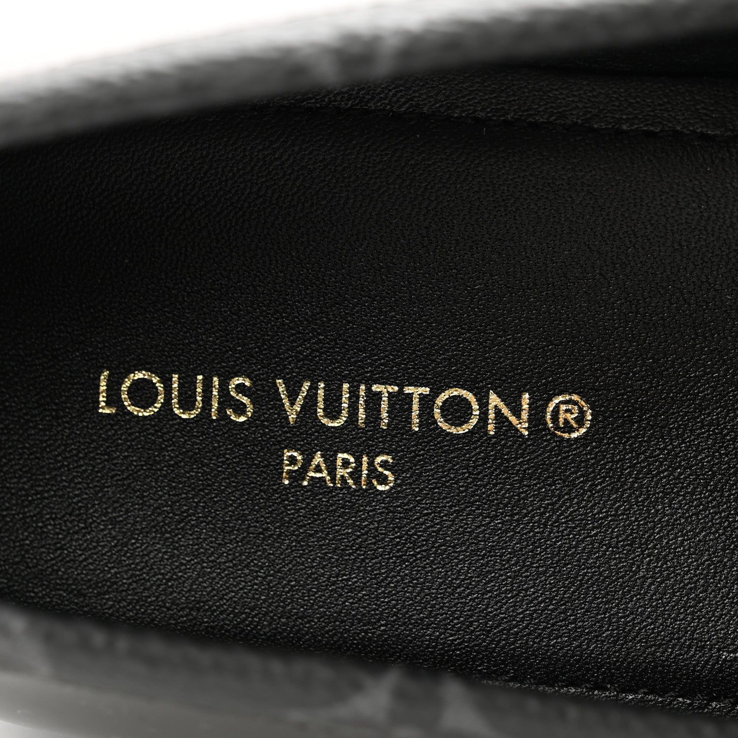 Louis Vuitton Calfskin Monogram Eclipse Mens Major Loafers 8 Black 7 of 9