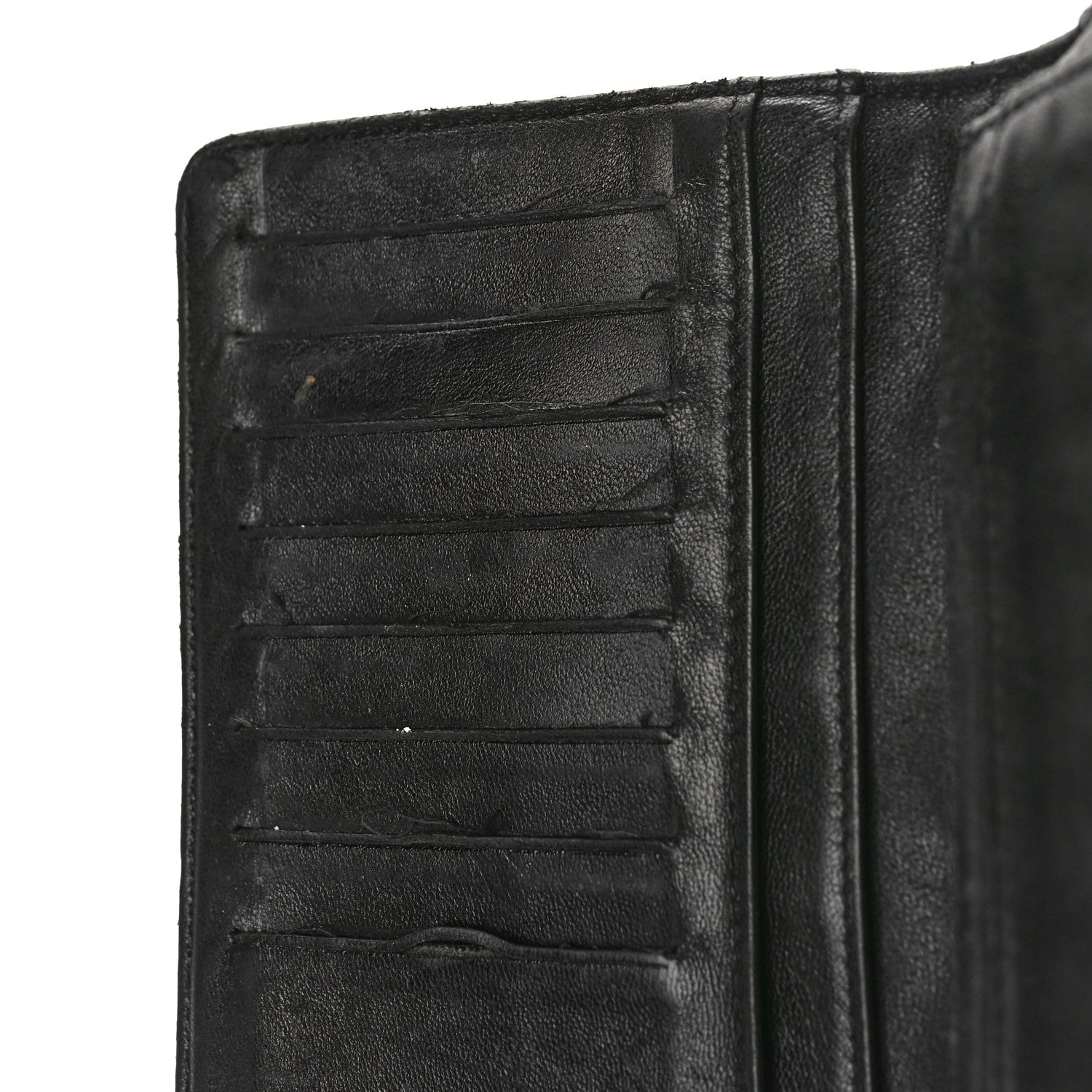 Chanel Patent Calfskin Quilted Yen Wallet Black 12 of 13