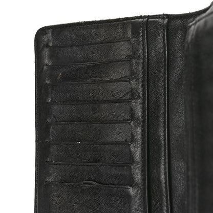 Chanel Patent Calfskin Quilted Yen Wallet Black 12 of 13