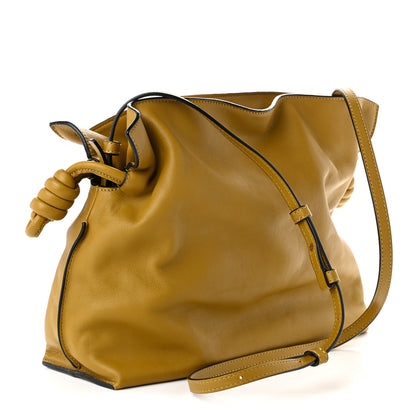 Loewe Nappa Medium Flamenco Knot Bag Ochre 3 of 10