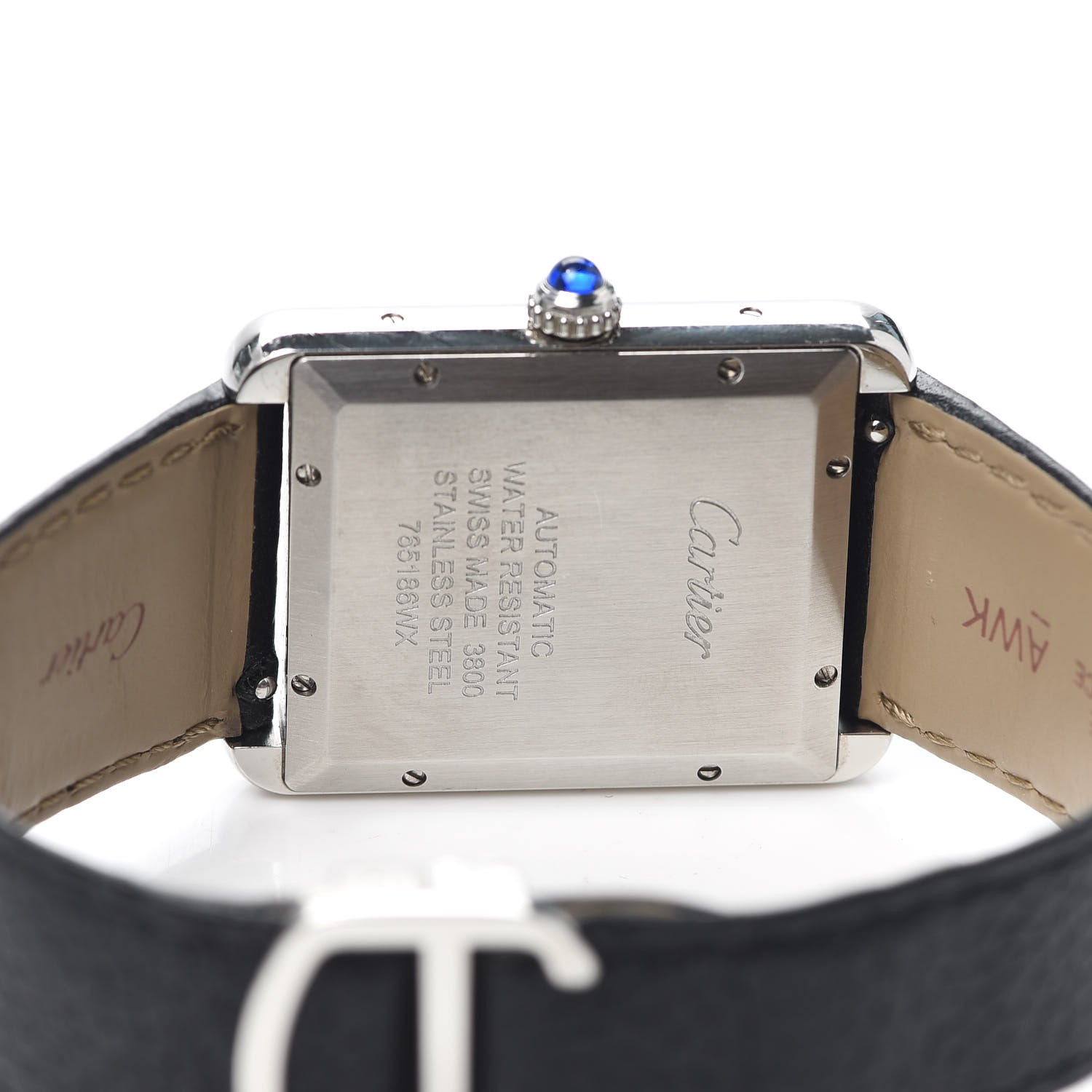 Cartier Stainless Steel Calfskin 31mm Tank Solo Automatic Watch 4 of 7