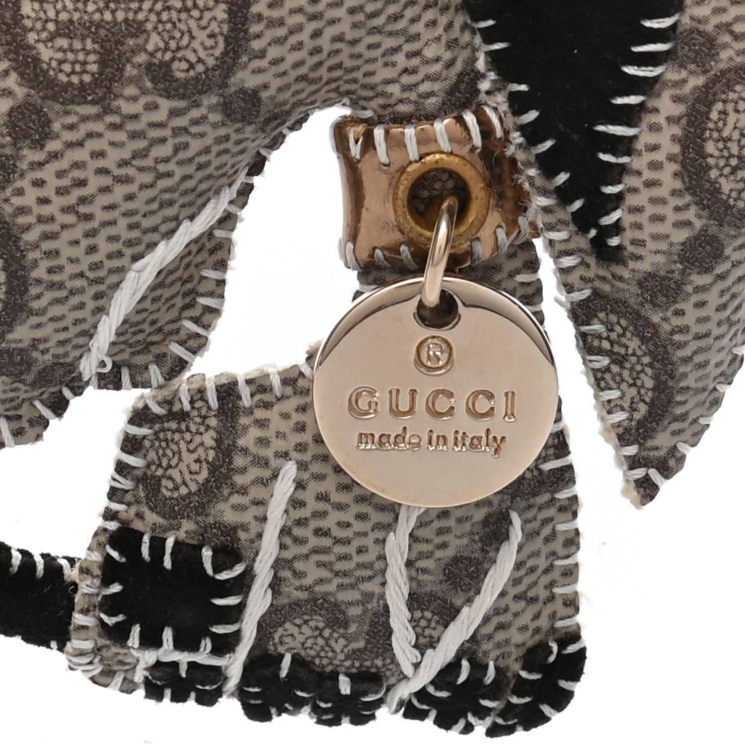 Gucci GG Supreme Monogram Dog Key Charm 3 of 3
