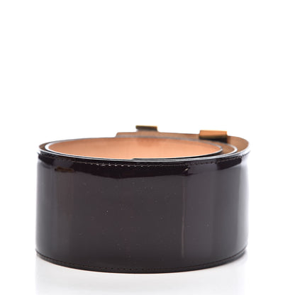 Louis Vuitton Patent LV Initiales Belt 75 30 Amarante 3 of 10