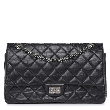 Chanel Aged Calfskin Quilted 2.55 Reissue 226 Flap Black 1 of 10