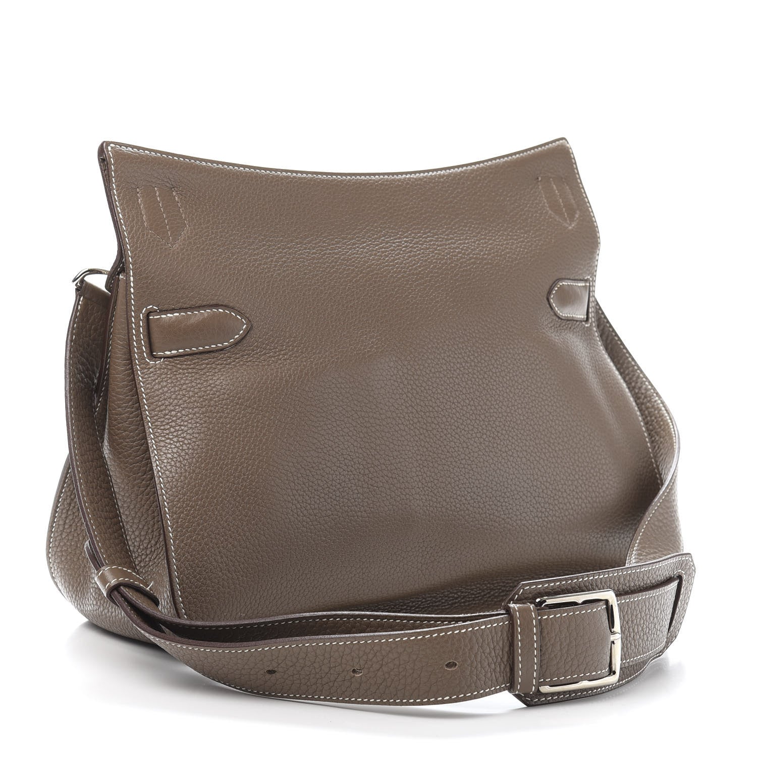 Hermes Taurillon Clemence Jypsiere 34 Etoupe 3 of 13