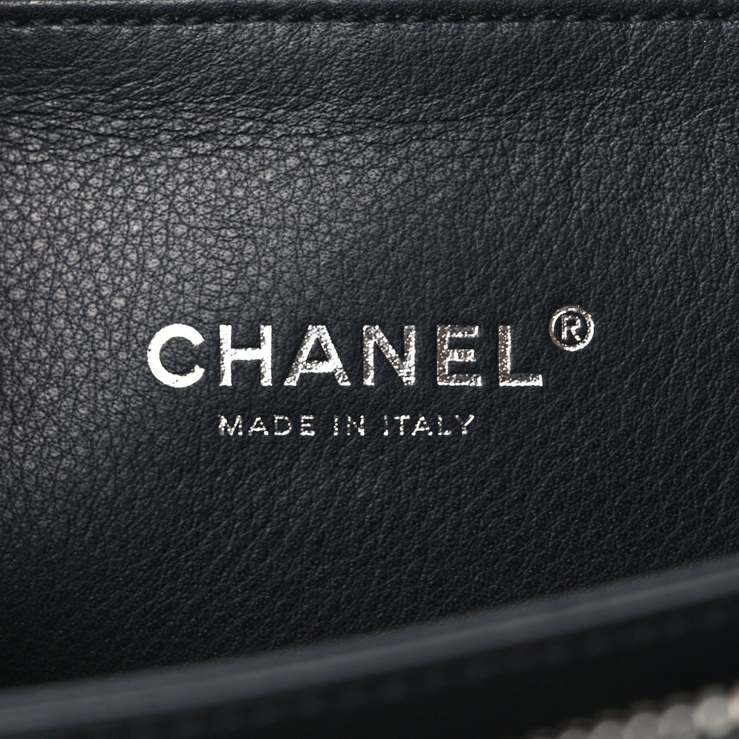 Chanel Lambskin Quilted Small CC Filigree Vanity Case Black 6 of 9