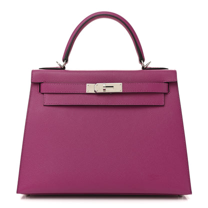 Hermes Epsom Kelly Sellier 28 Rose Pourpre 1 of 15
