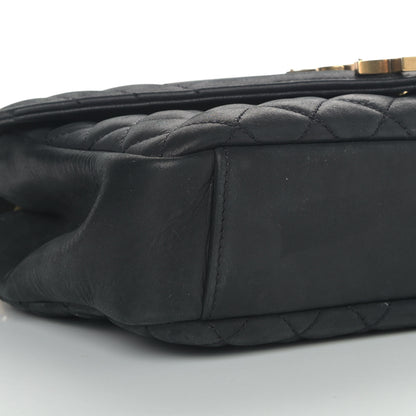 Saint Laurent Calfskin Tri-Quilt Monogram Medium College Bag Black 9 of 9