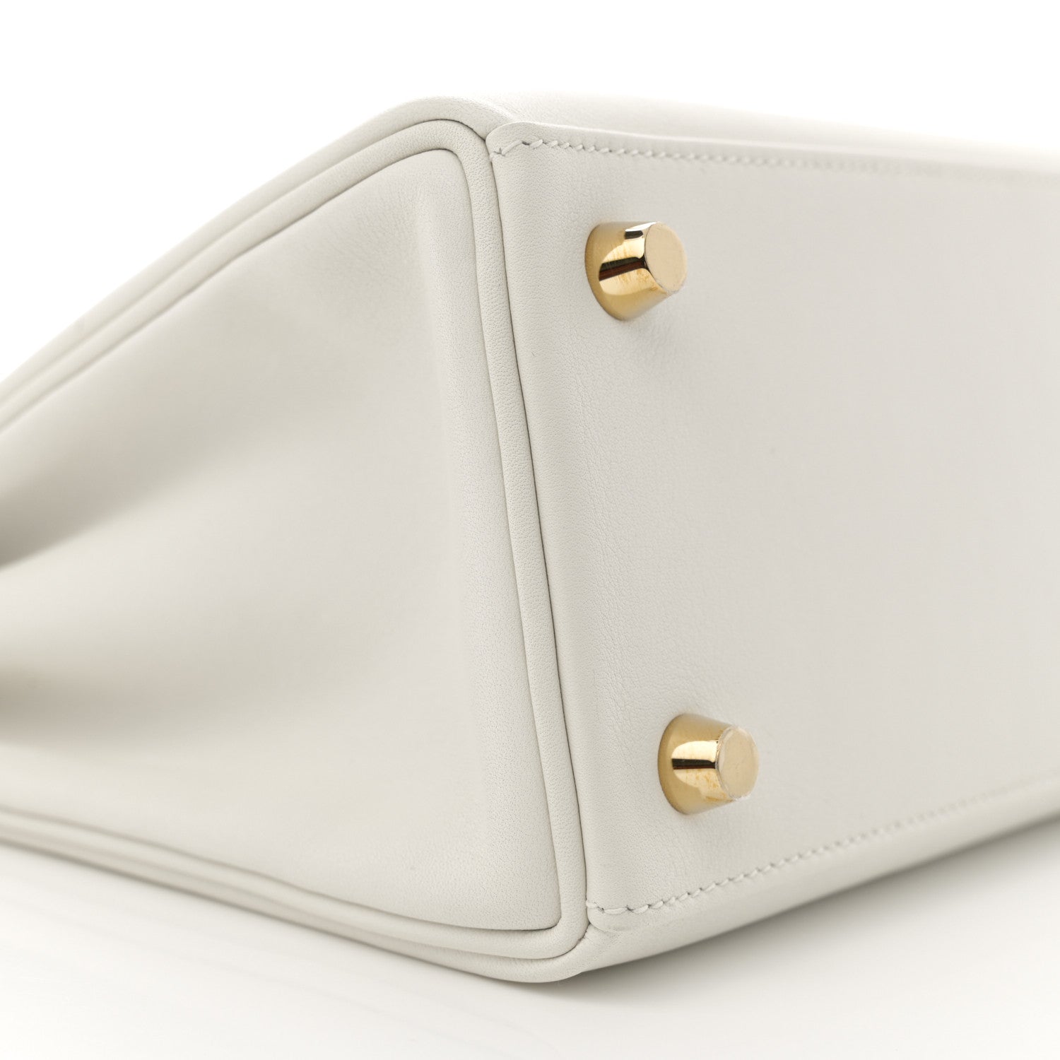 Hermes Swift Kelly Retourne 25 White 9 of 13