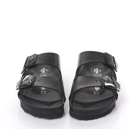 Valentino Garavani Calfskin VLTN Birkenstock Slide Sandals 37 Black 2 of 7