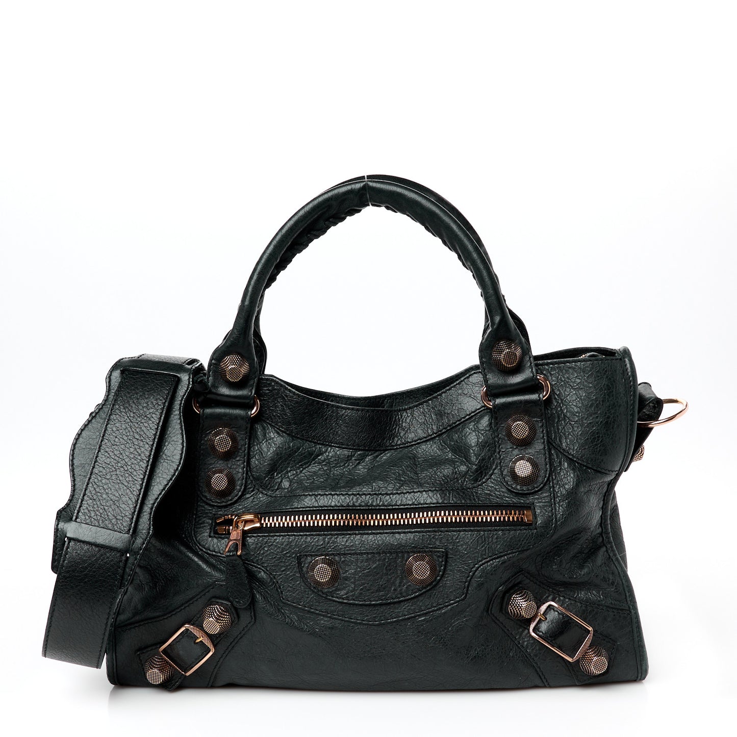 Agneau Giant 21 Rose Gold Hardware City Black