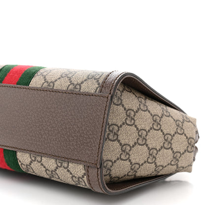 Gucci GG Supreme Monogram Small Ophidia Tote Bag Brown 10 of 12