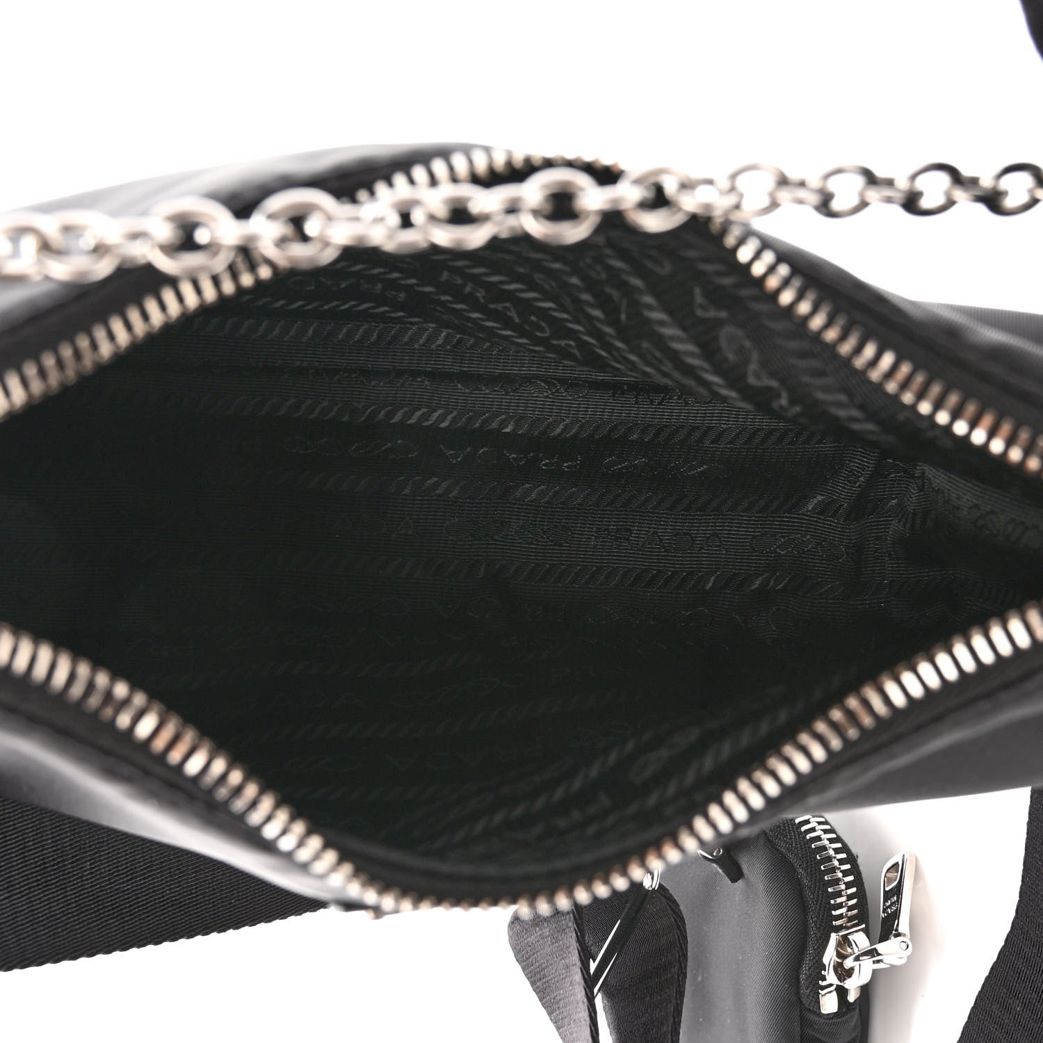 Prada Nylon Re-Edition 2005 Shoulder Bag Black 5 of 10