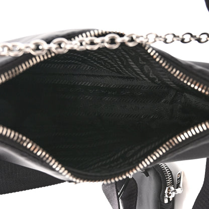 Prada Nylon Re-Edition 2005 Shoulder Bag Black 5 of 10