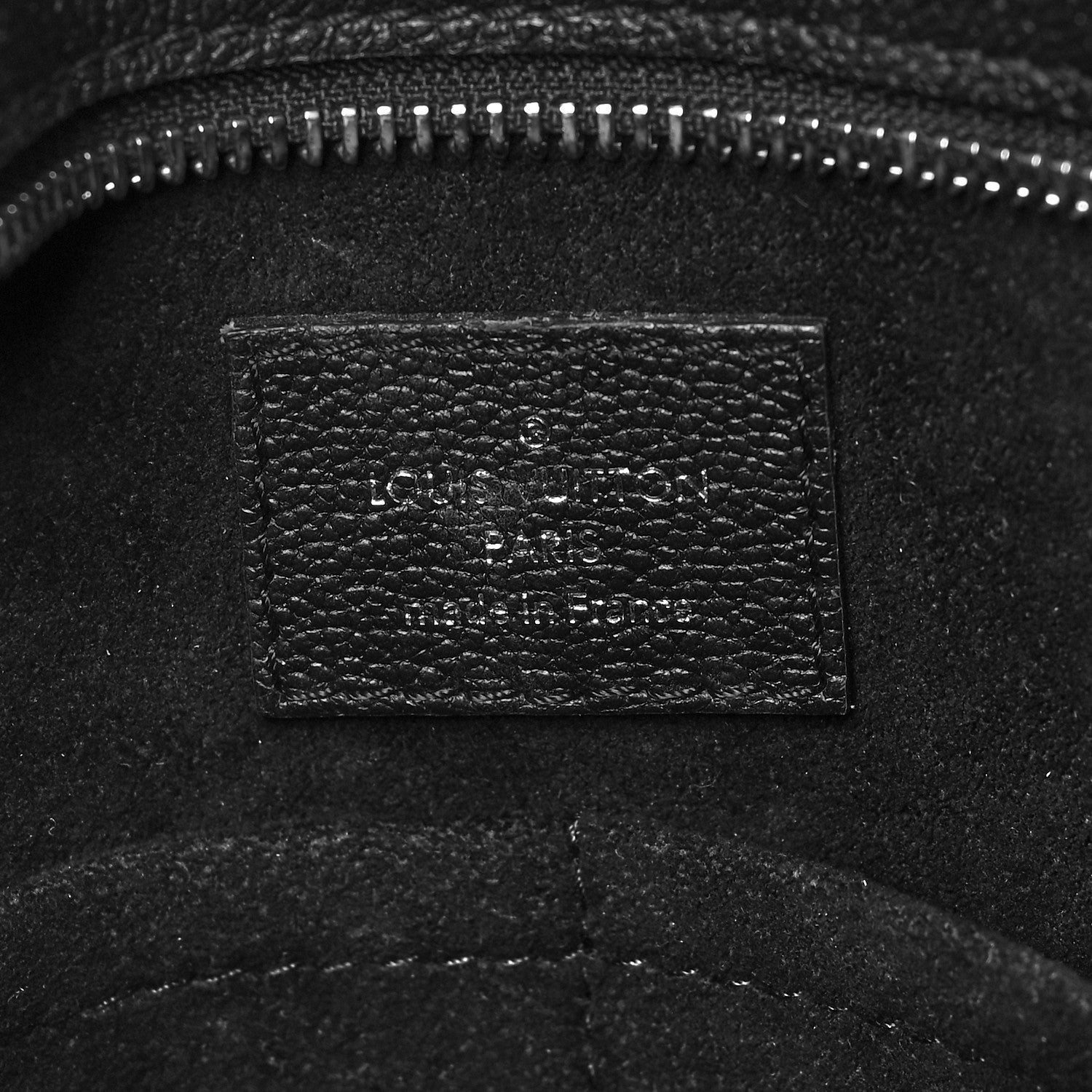 Louis Vuitton Monogram Cuir Plume Very Zipped Tote Black 6 of 12