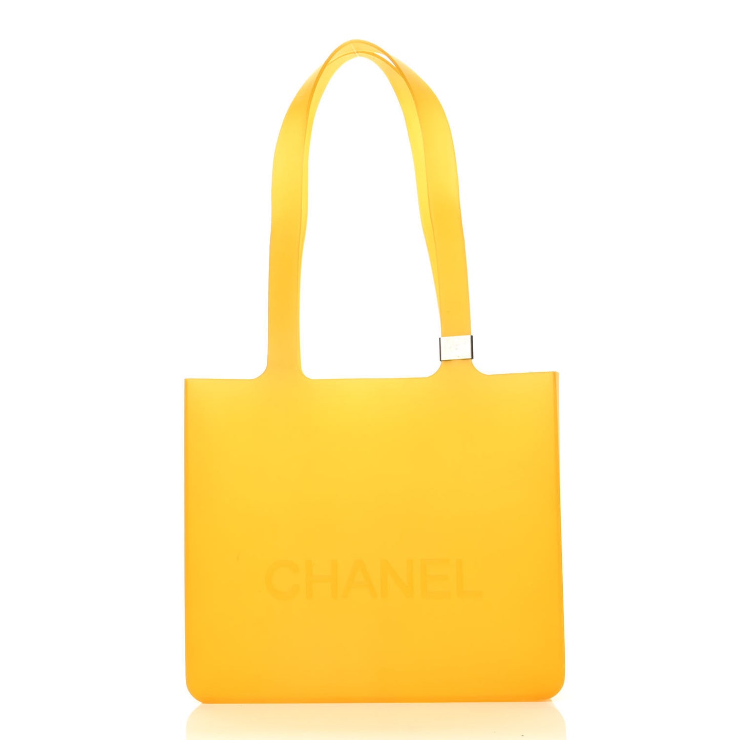 Jelly Rubber Tote Yellow