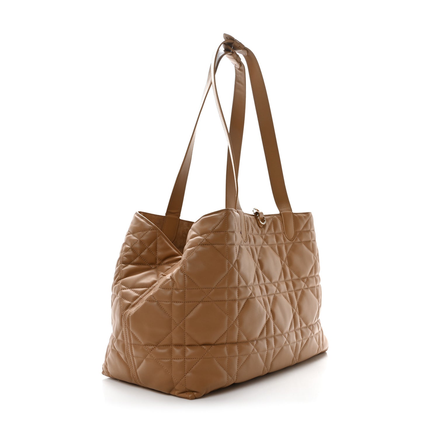 Calfskin Macrocannage Large Toujours Tan