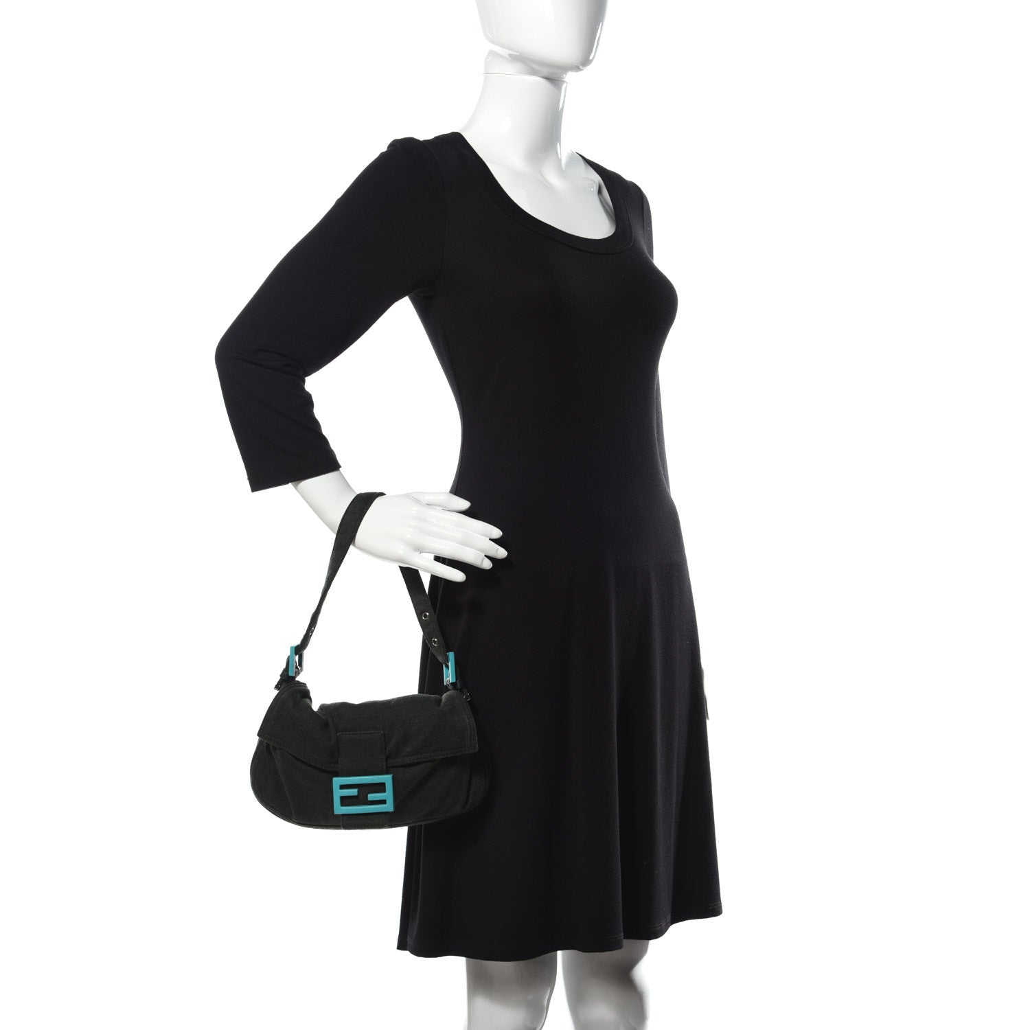 Fendi Wool Baguette 2 of 12