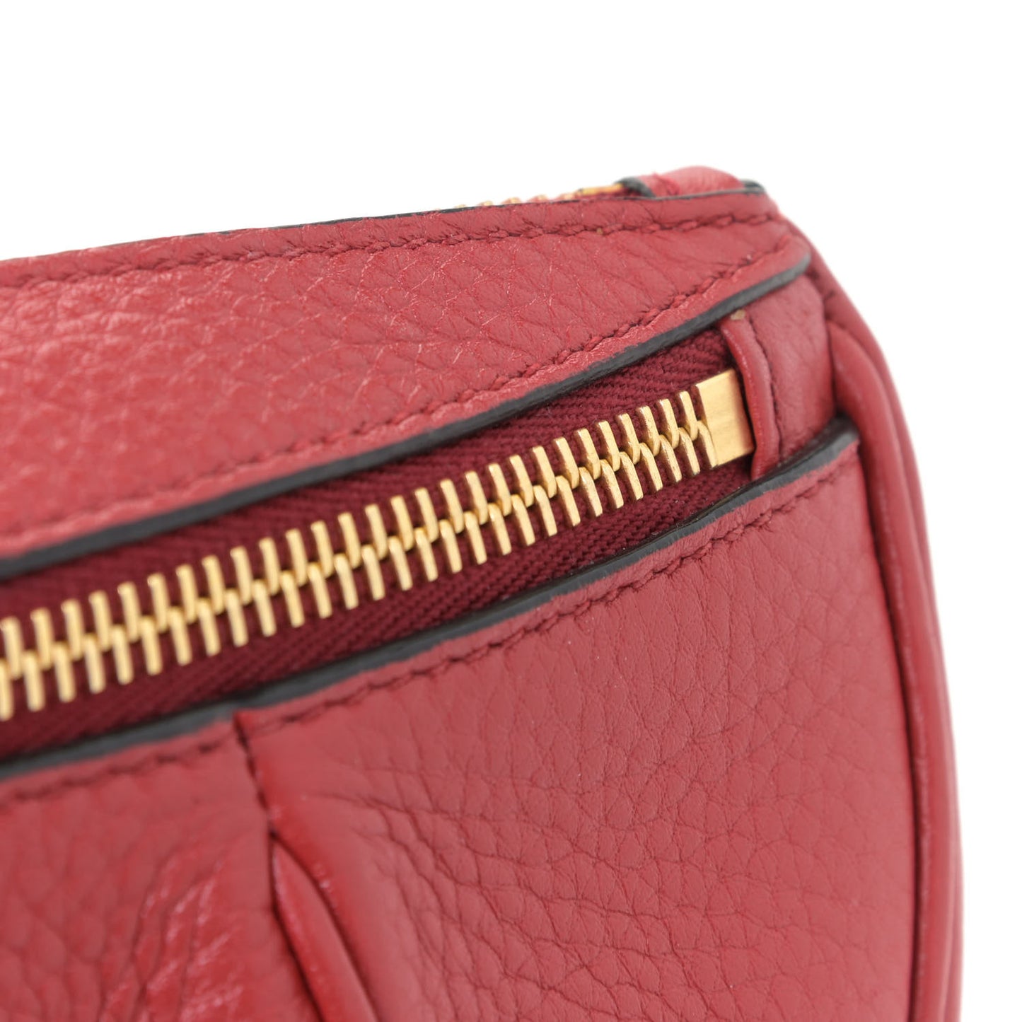 Vitello Daino Small Belt Bag Rosso