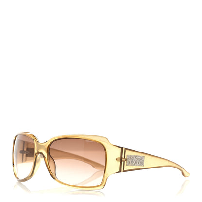 Christian Dior Acetate Crystal Night 3 Sunglasses Gold 1 of 6