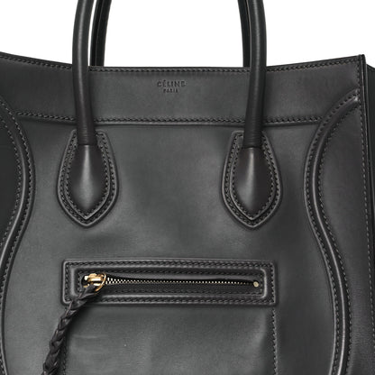 Celine Smooth Calfskin Medium Phantom Luggage Grey 7 of 10