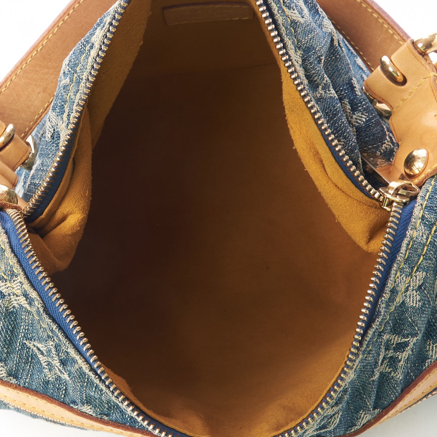 Monogram Denim Baggy PM Blue