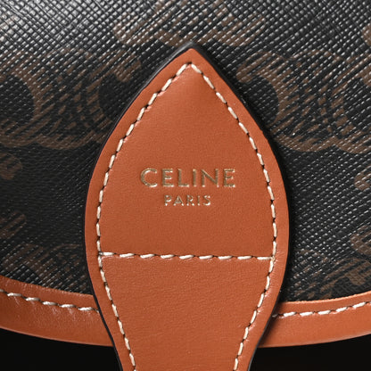 Celine Triomphe Canvas Calfskin Mini Folco Backpack Tan 5 of 10