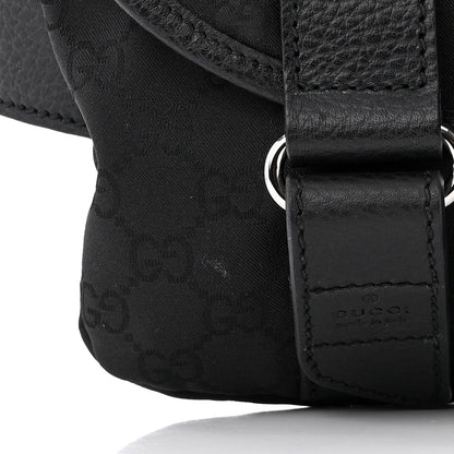 Gucci Monogram Waist Belt Bag Black 11 of 12