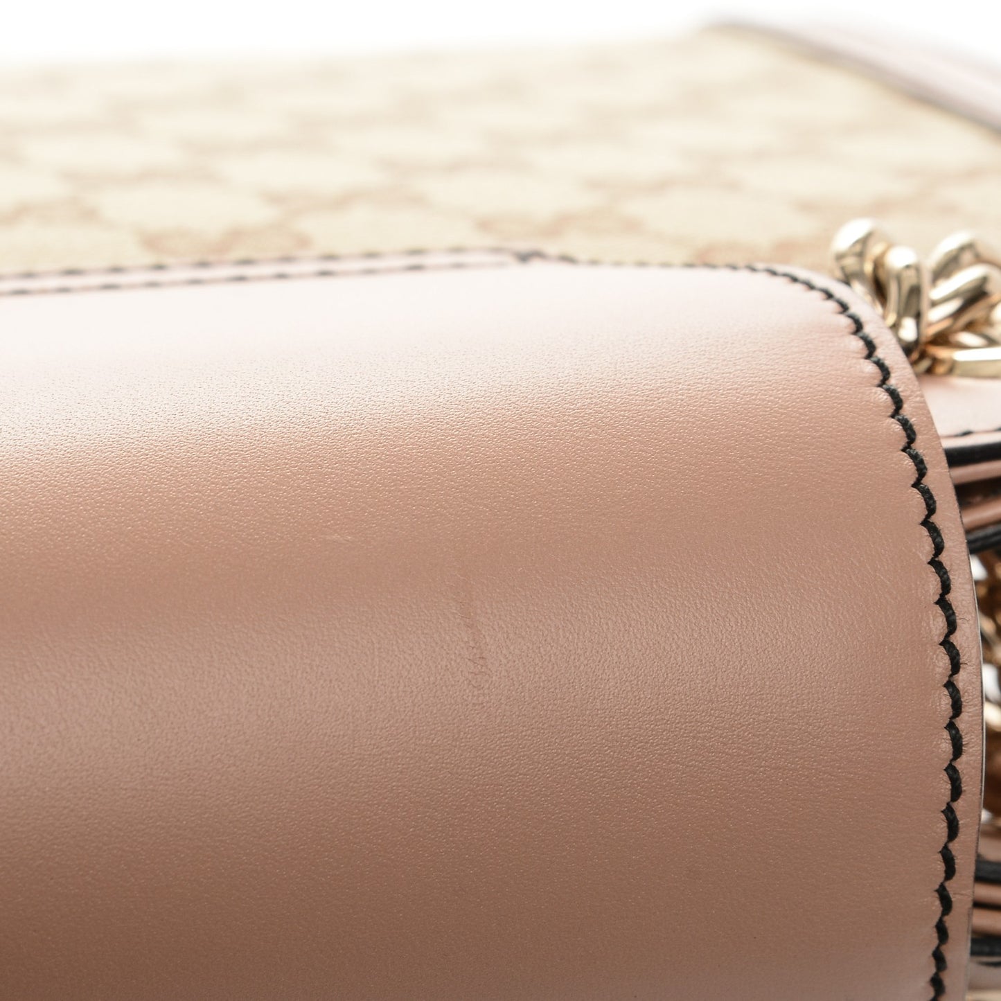 Monogram Large Emily Chain Shoulder Bag Light Pink