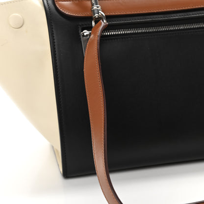 Celine Smooth Calfskin Suede Small Tri-Color Trapeze White 13 of 13