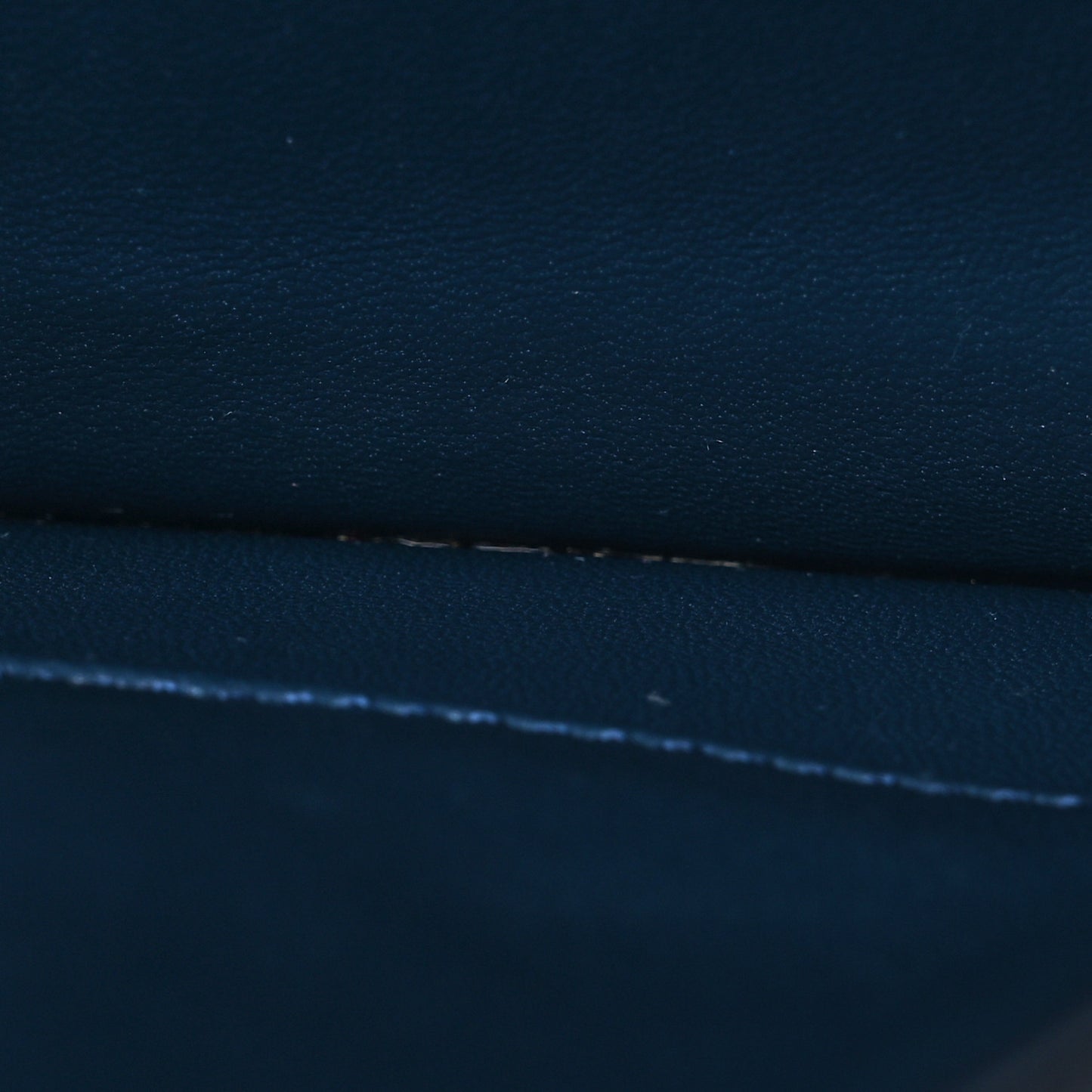 Liege Calfskin Medium Classic Box Flap Bag Dark Blue