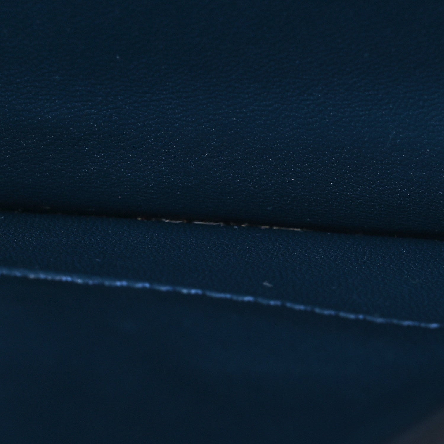 Celine Liege Calfskin Medium Classic Box Flap Bag Dark Blue 5 of 16