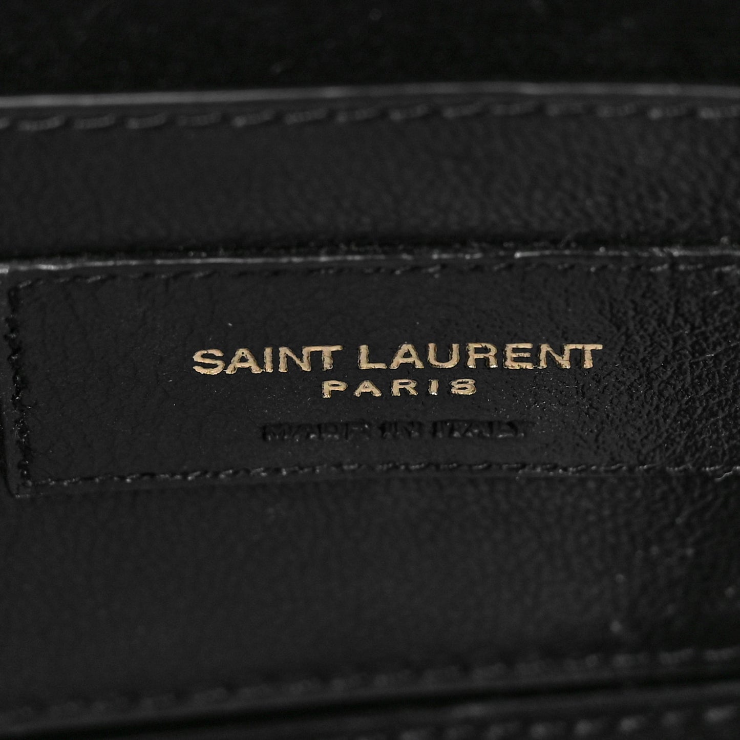 Patent Matelasse Vicky Monogram Belt Bag Black