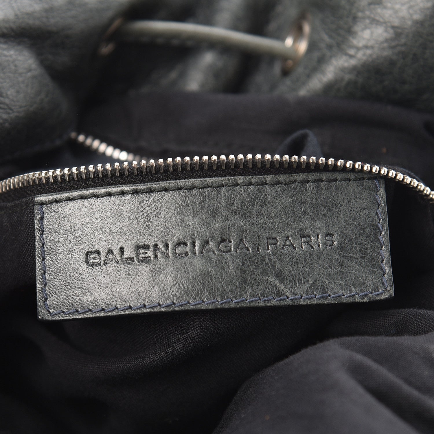 Balenciaga Agneau Giant Brogues Hardware Pompon Anthracite 7 of 18