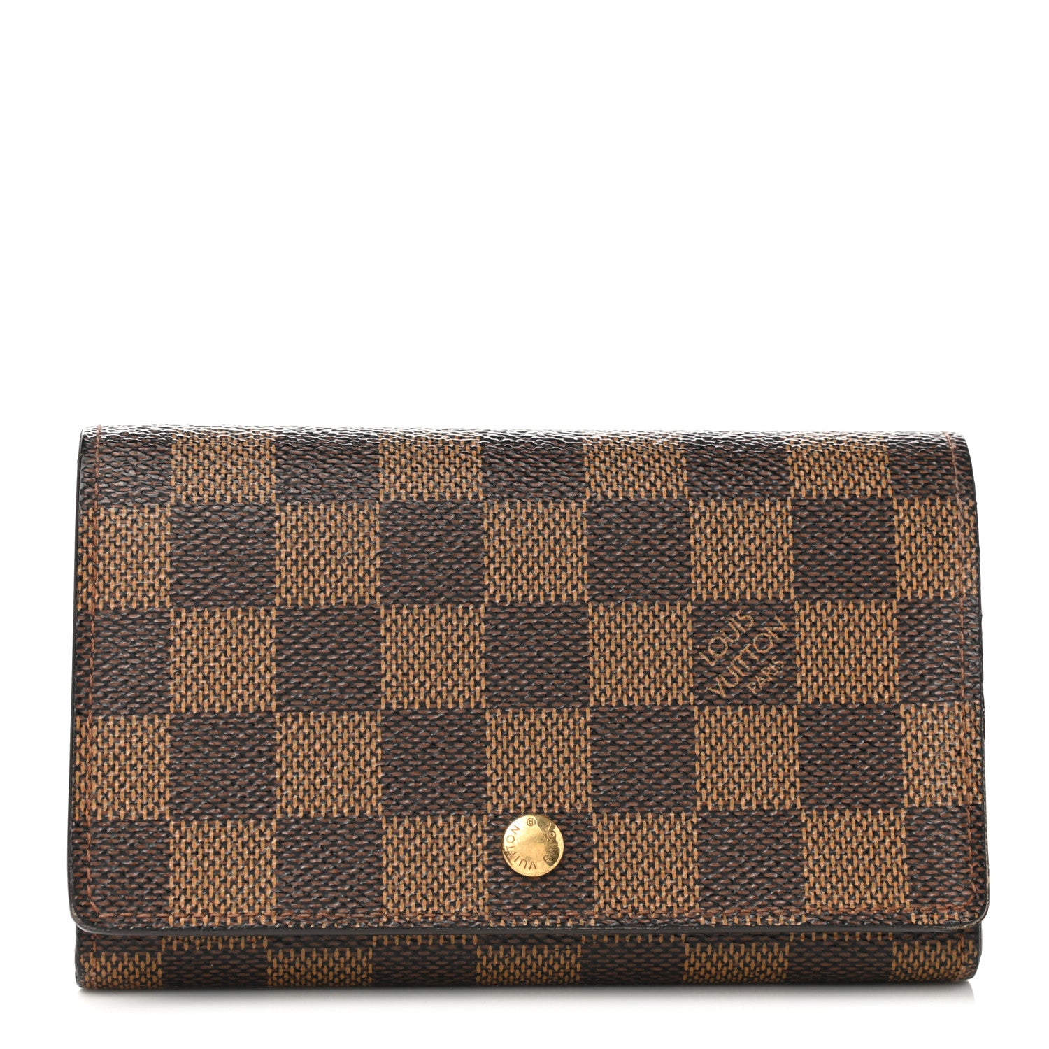 Louis Vuitton Damier Ebene Porte-Monnaie Tresor Wallet 1 of 8