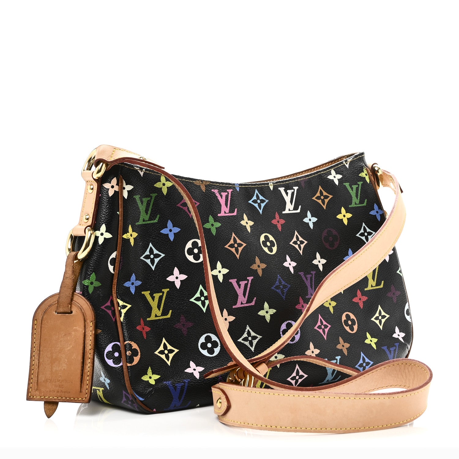 Louis Vuitton Monogram Multicolor Lodge GM Black 3 of 12