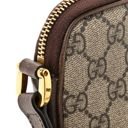 Gucci GG Supreme Monogram Web Mini Ophidia GG Bag Brown 11 of 12
