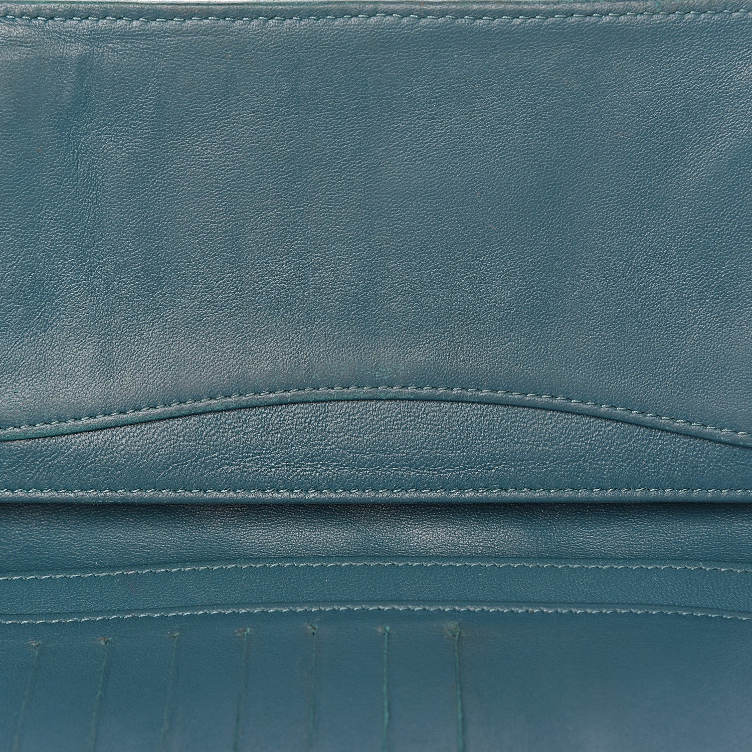 Chanel Lambskin Quilted Yen Wallet Blue 22 of 22