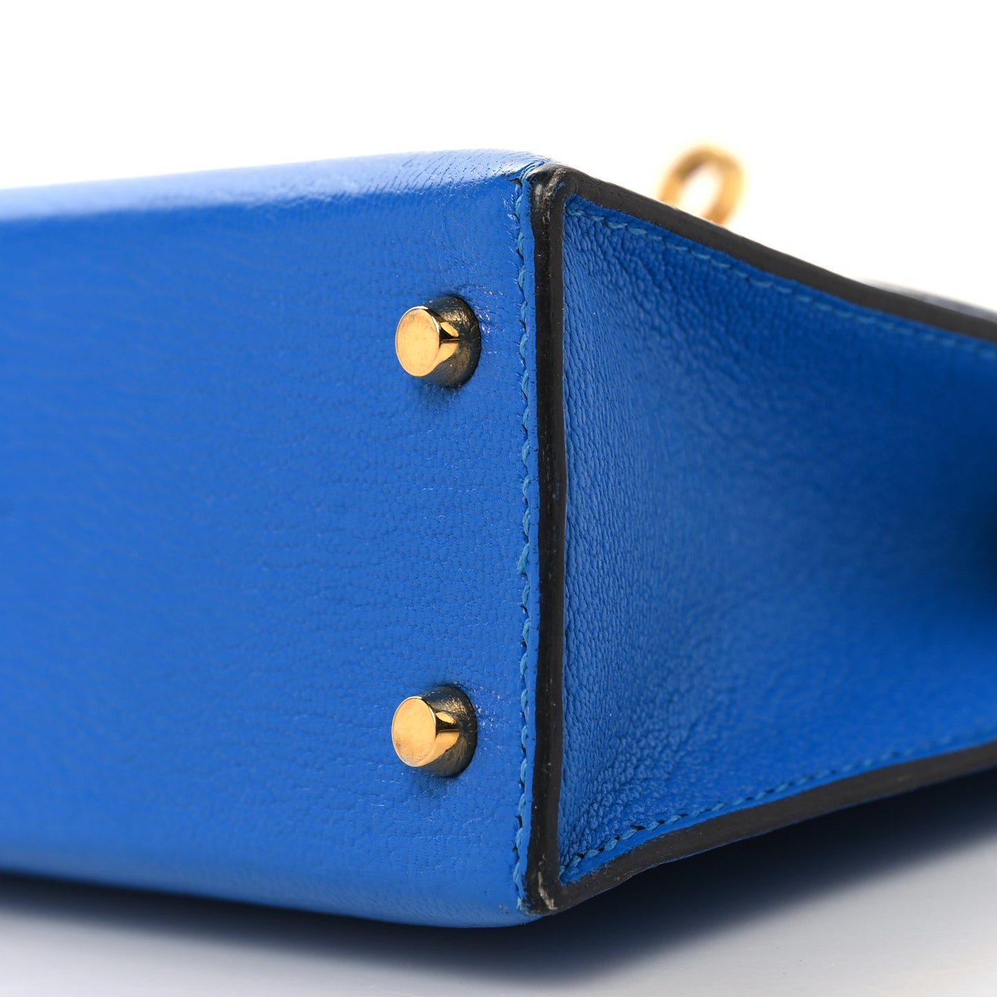 Chevre Mysore Mini Kelly Sellier 20 Bleu Hydra