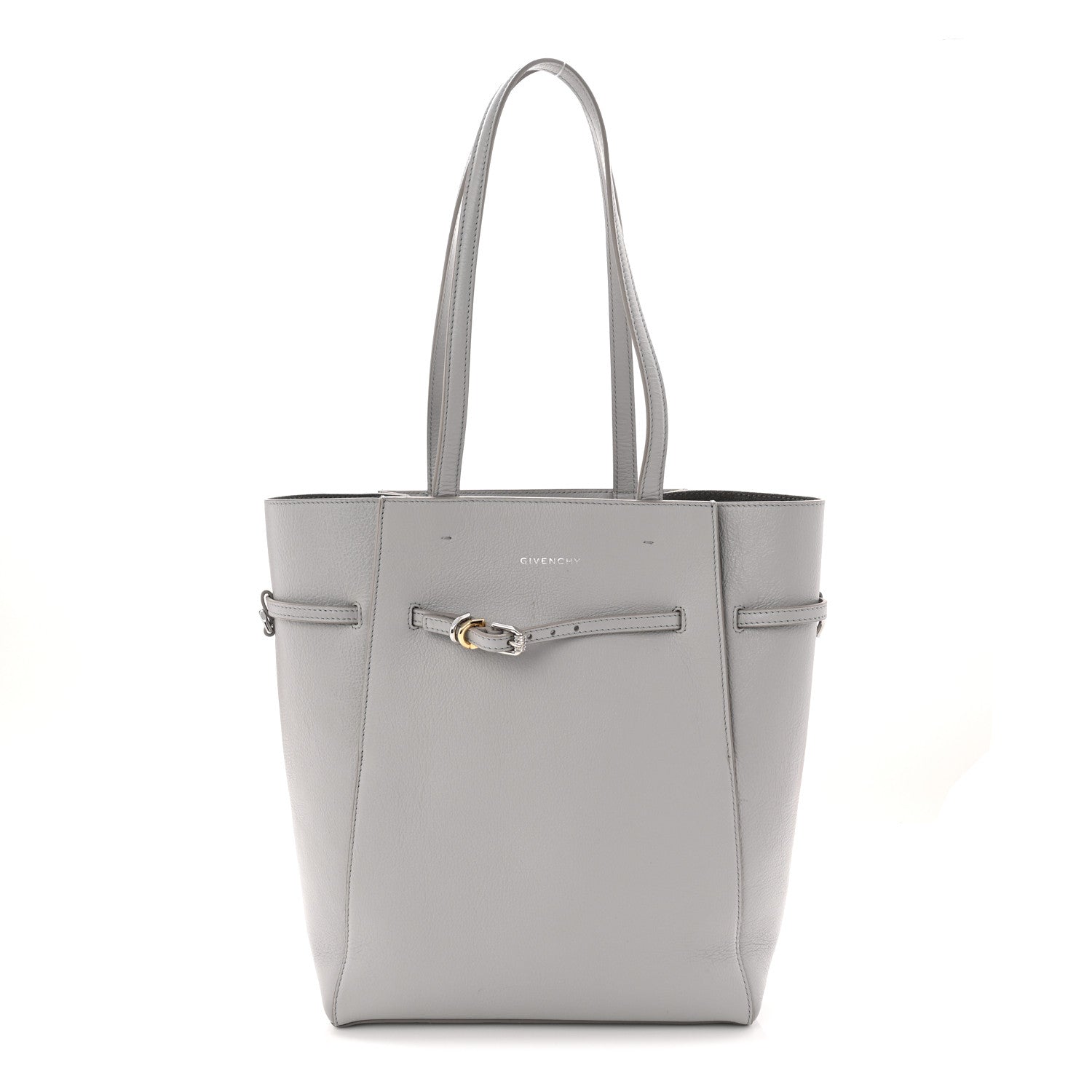 Givenchy Calfskin Voyou Small North South Tote  Light Grey 1 of 9
