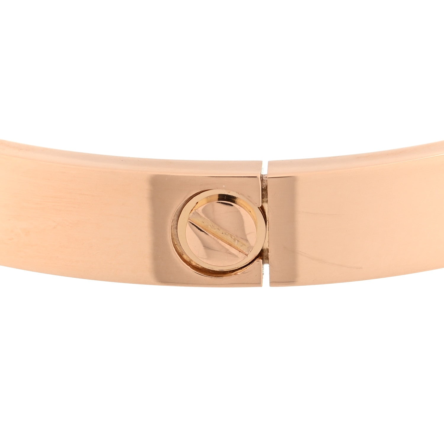 Cartier 18K Pink Gold LOVE Bracelet 17 5 of 6