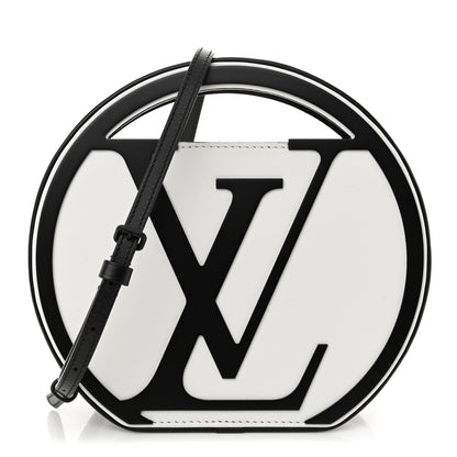 Louis Vuitton Calfskin Around Me PM White Black 1 of 11