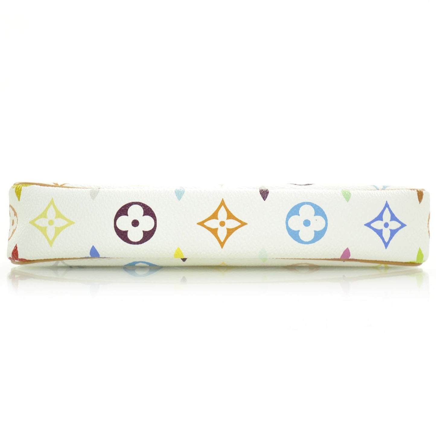 Monogram Multicolor Pochette Accessories White
