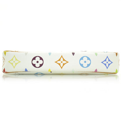 Louis Vuitton Monogram Multicolor Pochette Accessories White 5 of 9