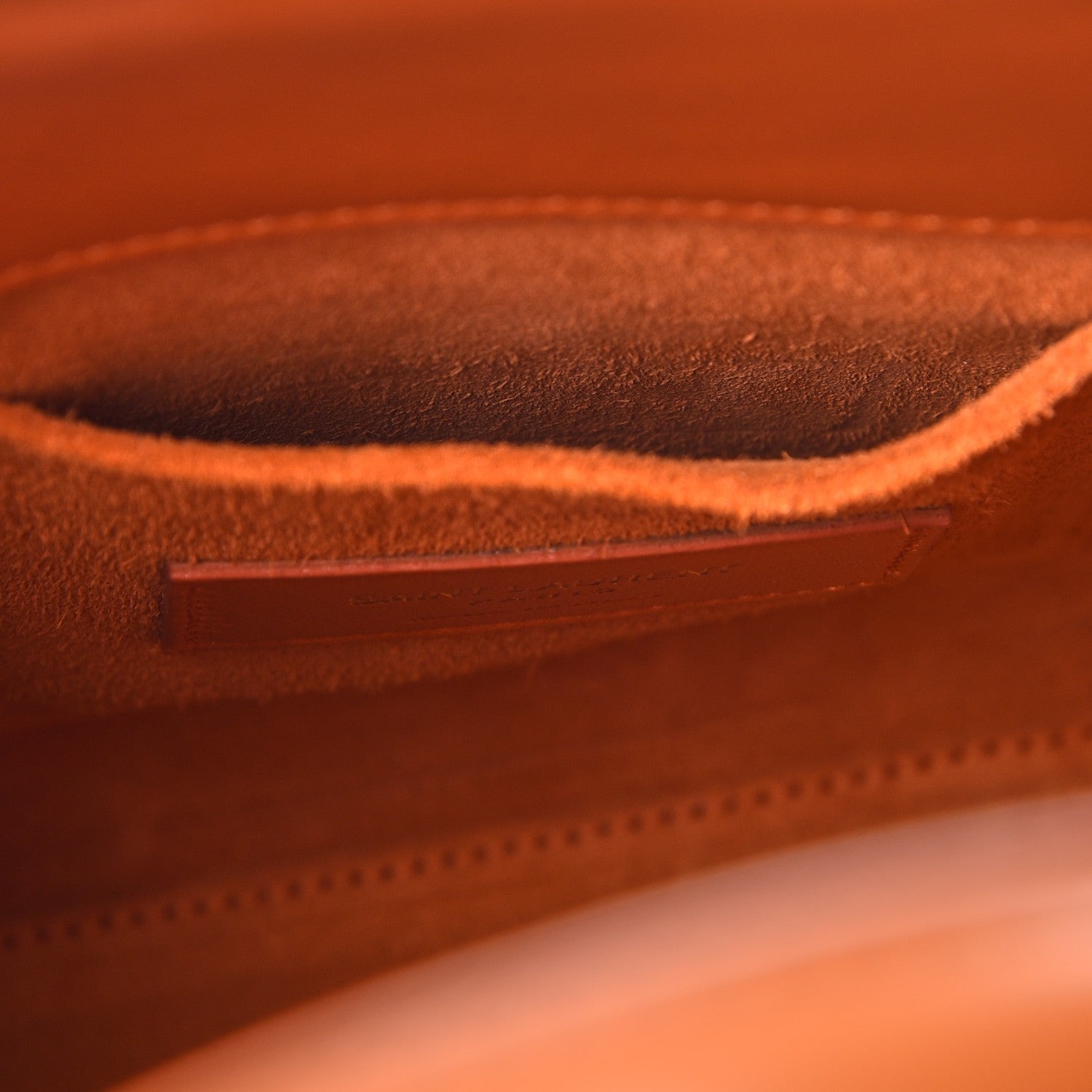 Saint Laurent Calfskin Nano Sac De Jour Orange 6 of 9