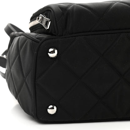 Prada Nylon Tessuto Impuntu Quilted Backpack Black 8 of 9