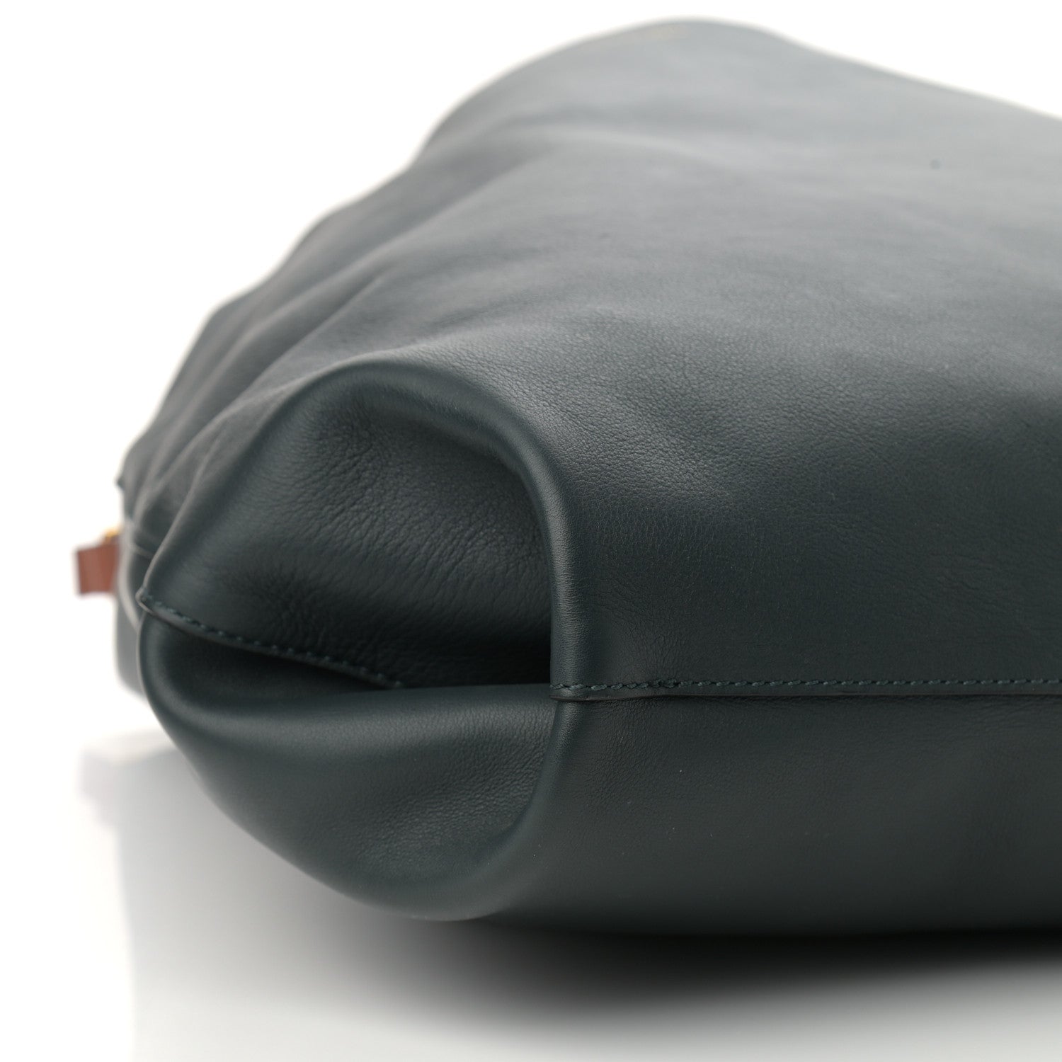 Burberry Calfskin Medium Grommet Hobo Dark Emerald 9 of 10