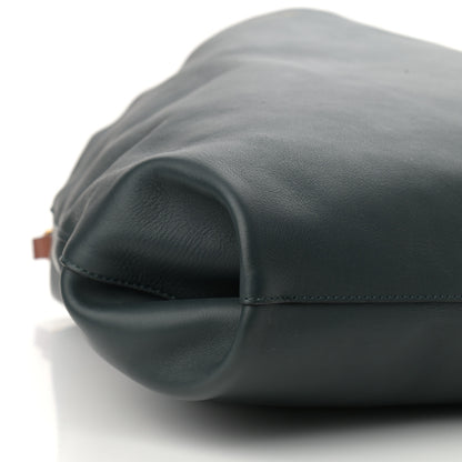 Burberry Calfskin Medium Grommet Hobo Dark Emerald 9 of 10