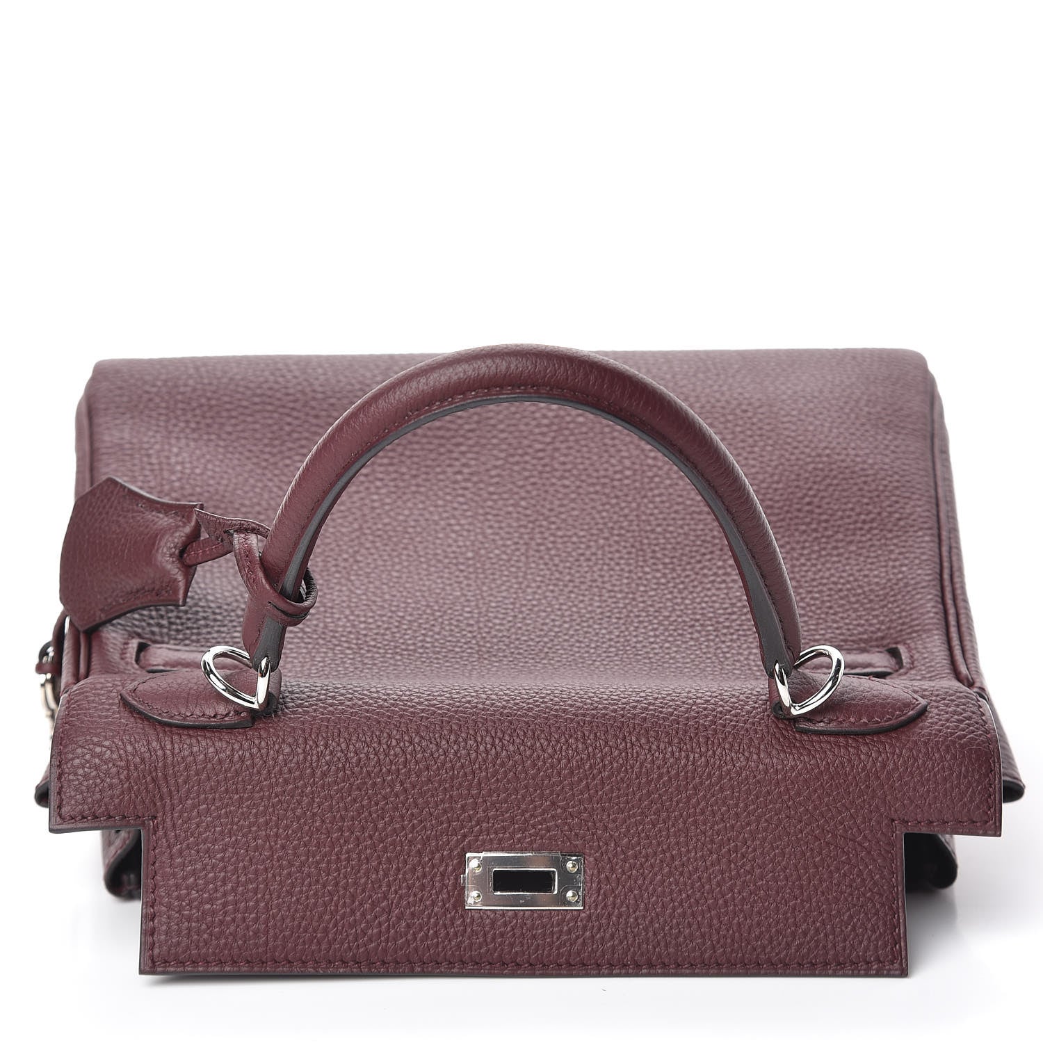 Hermes Togo Kelly Retourne 25 Bordeaux 14 of 37