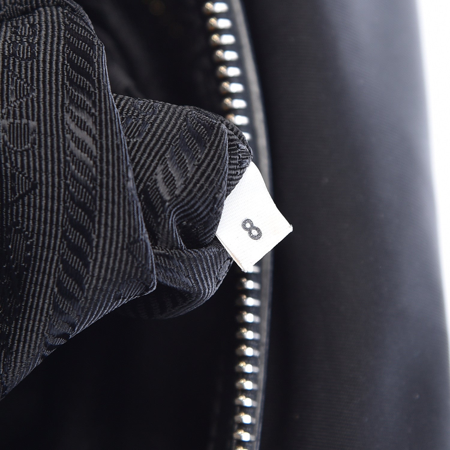Prada Tessuto Nylon Saffiano Tote Black 9 of 12